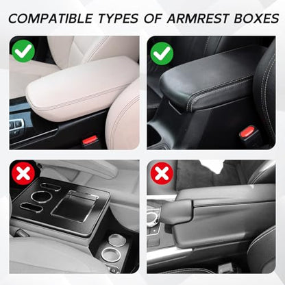 Center Console Cover with 2 Side Pockets (Black)