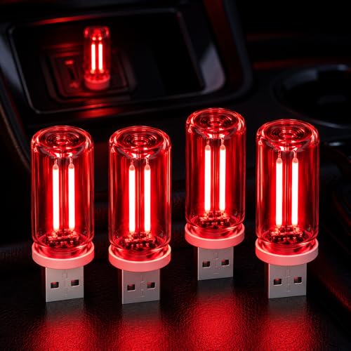 Car Ambient Lights (4 Red)
