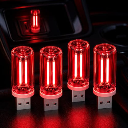 Car Ambient Lights (4 Red)