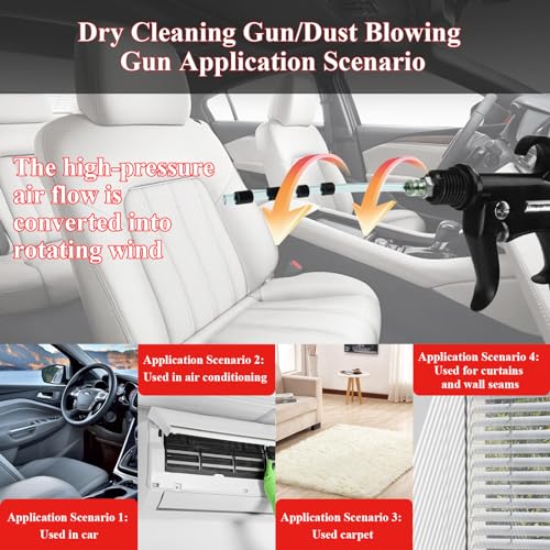 Tornado Car Cleaning Gun Air Blow Gun for Compressor Pneumatic Tool (Hose Payment)