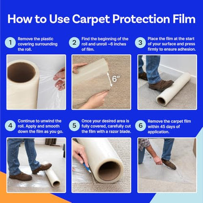 Carpet Protection Film 36" x 200' roll (36" x 200' (1 roll))