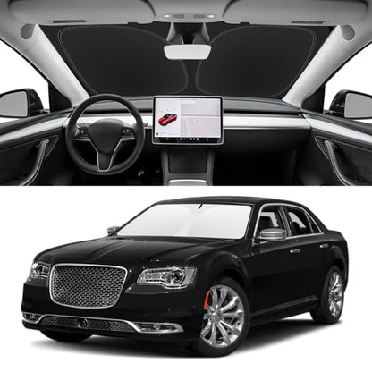Custom Fit Windshield Sun Shade for Chrysler 300 (for 2011-2025 Chrysler 300/300C)