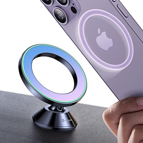 Ultra Mini for MagSafe Car Mount Magnetic Phone Holder for Dash (Violet-blue Gradient)