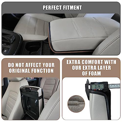 Armrest Cover for 2023+ Honda CR (11) 23+ |CR-V| Gray/Gray Stitching, Regular)
