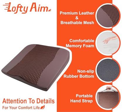 Car Seat Cushion (4d Mesh Brown)