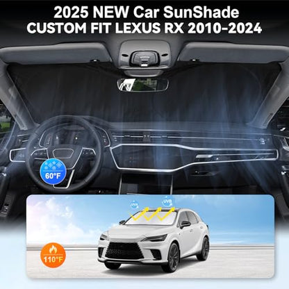 Windshield Sunshade for Lexus RX 300 350 (Fit Lexus RX 2023-2026)