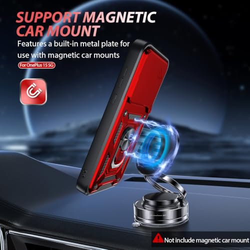 for OnePlus 15 5G Case (OnePlus 15 5G（6.78"） / Red)