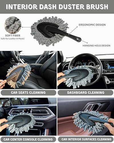 18Pcs Professional Car Interior Detailing Kit All (18 Packs)