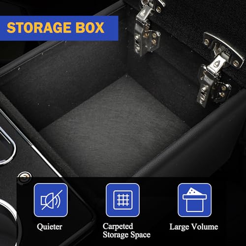 Upgrade Center Console Organizer with Cup Holder& Phone Holder