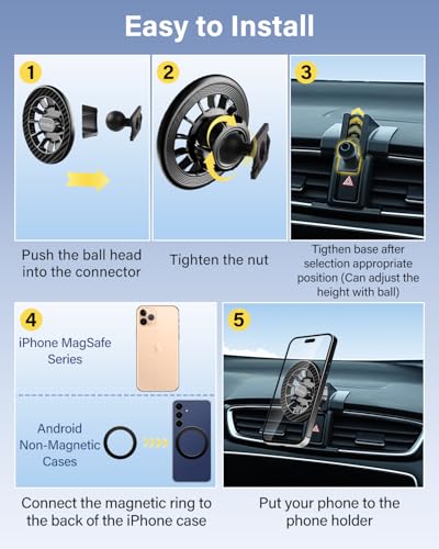 Magnetic Phone Holder for Honda CR (Magnetic / 2017-2022 Honda CR-V)