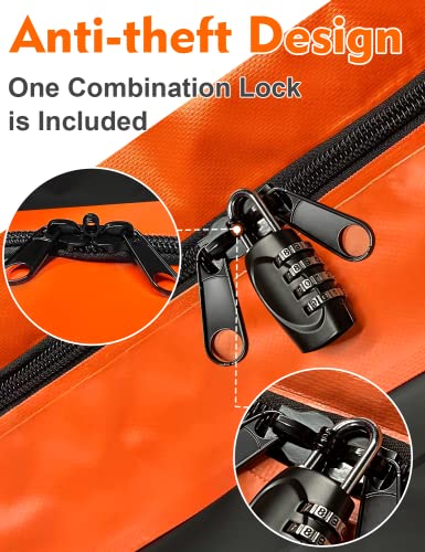 Car Rooftop Cargo Carrier Roof Bag Waterproof for All Top of Vehicle with (15 Cubic Feet)