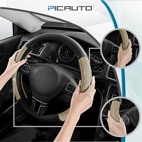 Steering Wheel Cover (Beige)