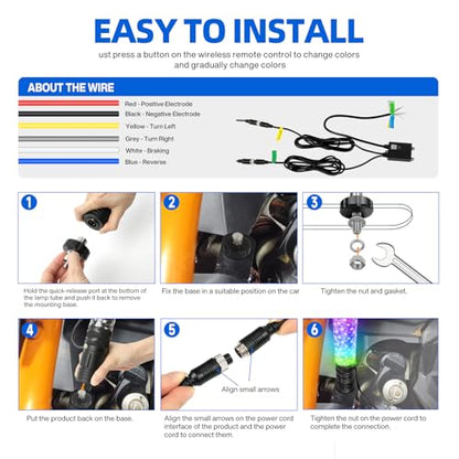 2Pack 2FT Fat Whip Lights (Fat 2Pack 2FT)