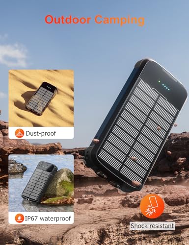 Solar Power Bank 40000mAh (Black)