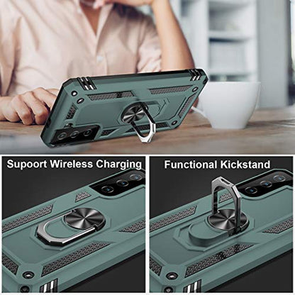 for Galaxy S21 Plus Case (Galaxy S21 Plus (Medium 6.7") / Pine Green)