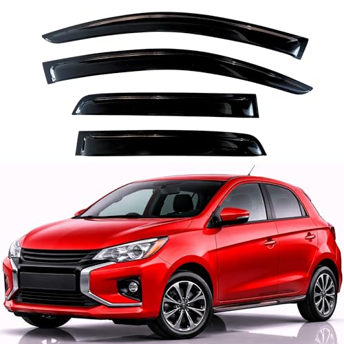 Rain Guards Fit for 2014 (2014-2024 Mirage Hatchback)