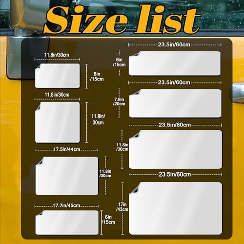 Custom Magnet Car Stickers (60x20cm/23.5x7.8in)