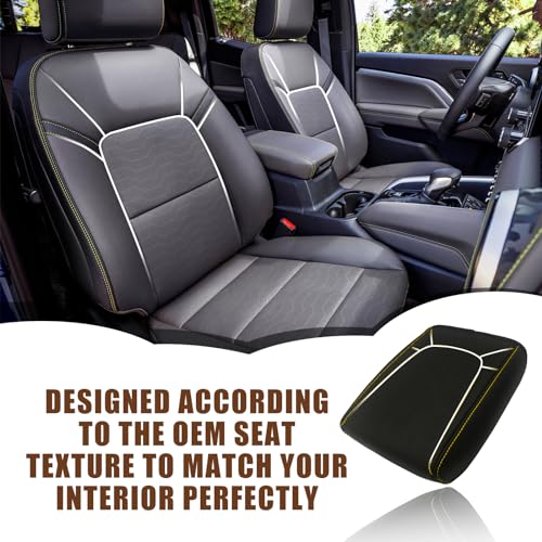 Armrest Cover for Colorado Canyon 2023+ (5) 23+ |Colorado & Canyon| Yellow Stitch, Regular)