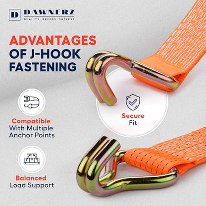 3 inch Ratchet Straps 40 ft 16500 Lbs MBS (3 inch X 40 ft 16500 lbs)