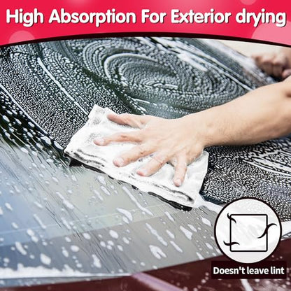 White Microfiber Cleaning Cloth (50pk / White)