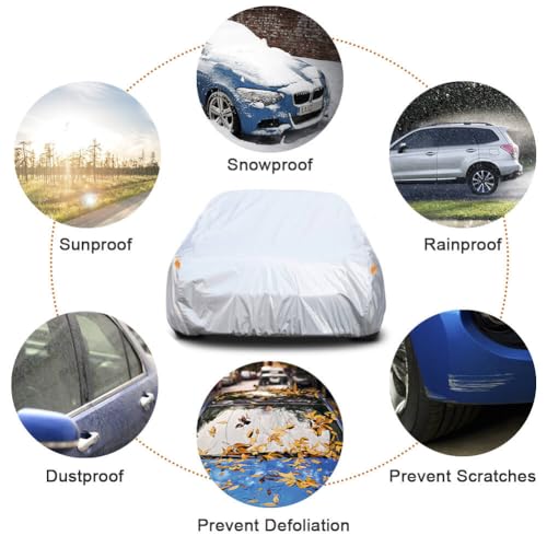 6 Layers Waterproof Car Cover for Chevrolet Corvette 1980 (LM-Silver / 15. Custom Fit Chevrolet Corvette)