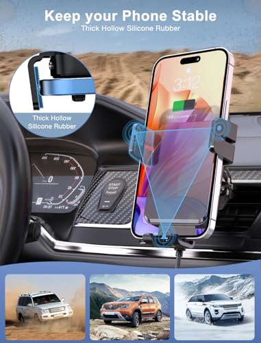 Wireless Car Charger Auto (Dark Gray)