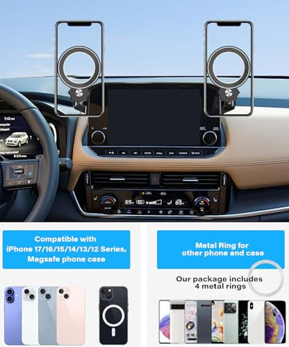 Car Phone Holder for Nissan Rogue 2021 2022 2023 9" Screen Accessories (for 2021-2023 Nissan Rogue (9 Inch Screen))