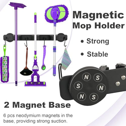 Magnetic Mop Broom Holder (D66 Magnetic Broom Holder)