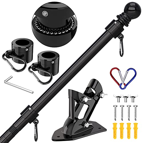 Flag Pole Upgraded Bracket (Black)