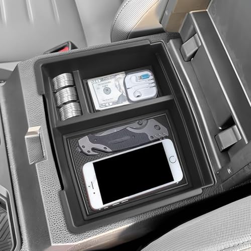 Center Console Organizer for Toyota 2026 2025 2024 Tacoma (Black 1PCS)