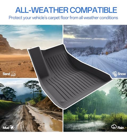 Floor Mats Fits for Tesla Model 3 2023 (3 PCS for Tesla Model 3 2018-2023)