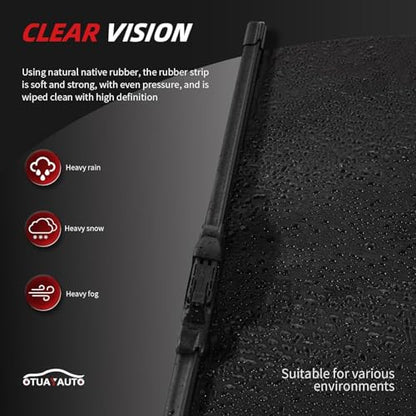 Windshield Wiper Blades (28"+18"+11")
