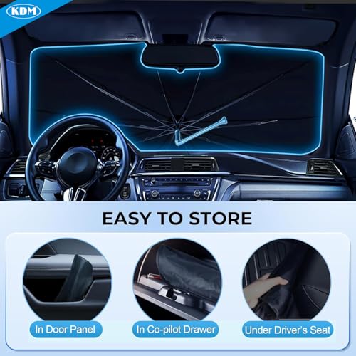 Umbrella Style Windshield Sun Shade Fit for 2010 (for 2010-2023 Toyota 4Runner-Umbrella)