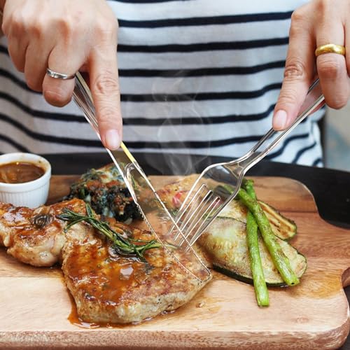 360 Count Extra Heavy Duty Clear Plastic Forks Disposable (Clear)