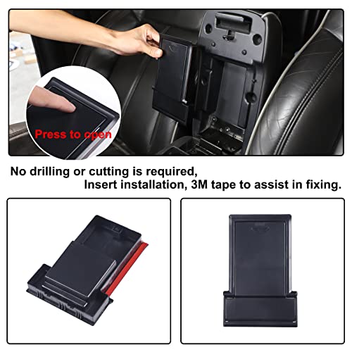 Car Armrest Hidden Storage Box Compatible with Hummer H3 2005 (for Hummer H3)