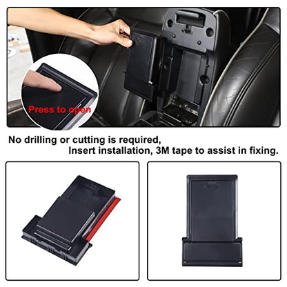 Car Armrest Hidden Storage Box Compatible with Hummer H3 2005 (for Hummer H3)