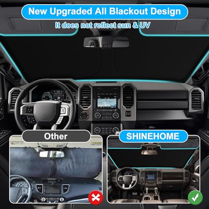 for 2015 2026 Ford F150 Windshield Sun Shade (For 2015-2026 Ford F150)