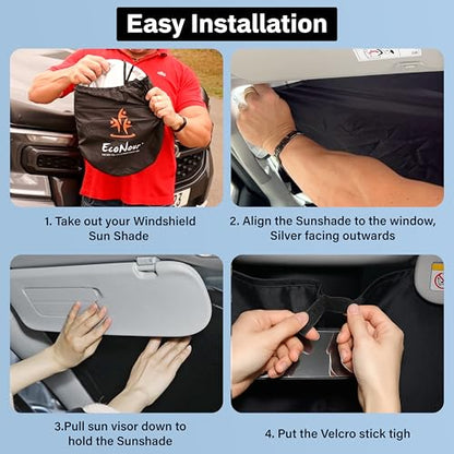 Windshield Sunshade Compatible for Alfa Romeo 4C 2015