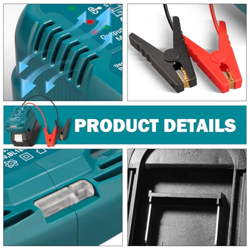 Car Jump Starter Compatible with Makita 18V Battery