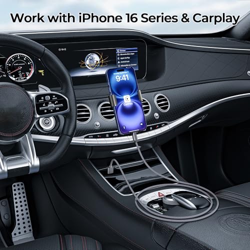 for iPhone 17 16 Pro Max Charger Cord (3Pack 3.3/6.6/10FT(1/2/3M) / 3 Pack / Grey)