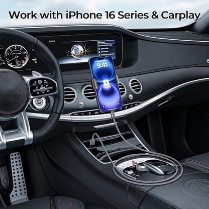 for iPhone 17 16 Pro Max Charger Cord (3Pack 3.3/6.6/10FT(1/2/3M) / 3 Pack / Grey)