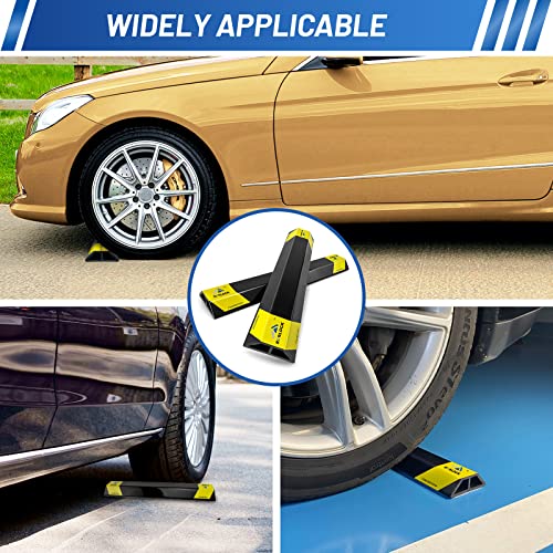 18'' Heavy Duty Car Stoppers for Garage (18inch 2Pcs)
