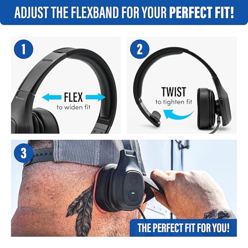 Storm Black Wireless Trucker Bluetooth Headset with Mic (Black / Storm Black)