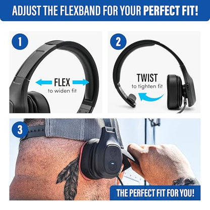 Storm Black Wireless Trucker Bluetooth Headset with Mic (Black / Storm Black)