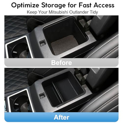 Center Console Organizer Tray for Mitsubishi Outlander 2022 (for Mitsubishi Outlander 2022-2026)