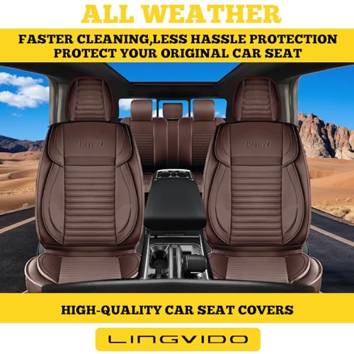 Car Seat Covers Full Set (Brown / Full set)