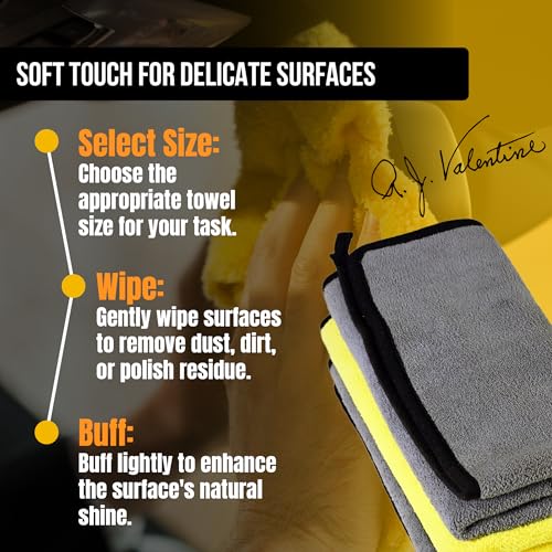 VPD Microfiber Coral Fleece Towels (15.75" by 23.5")
