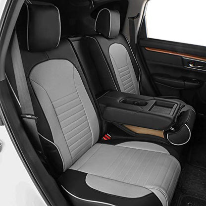 Car Accord LX Seat Covers 2018 (Black/Gray / 2018-2022 LX,Solid No Split Rear Backrest)
