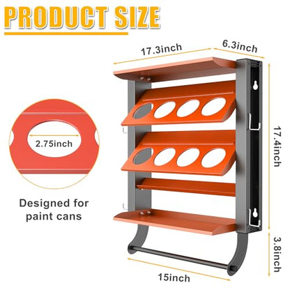 Spray Can Holder Rack (Integrated)