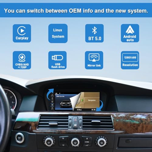 8.8" Linux Screen for BMW E60 E90 CCC 2005 (8.8" E60/E90 CCC Linux)